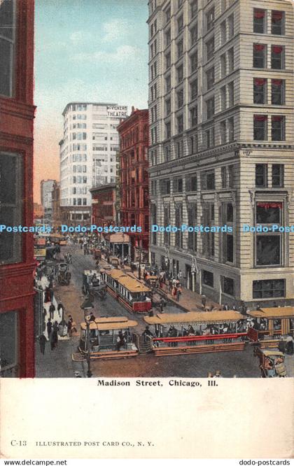 R367113 Chicago III Madison Street Illustrated Post Card Co