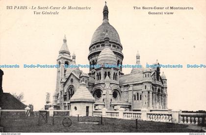 R373811 213 Paris Le Sacre Coeur de Montmartre Vue Generale The Sacre Coeur of M