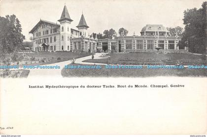 R377161 Geneve Institut Hydrotherapique du docteur Tacke Bout du Monde Champel T