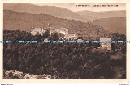 R380108 Schwarzburg Schloss vom Helenenfitz Herm Paris