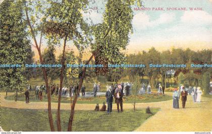 R388584 Manito Park Spokane Wash Spokane Post Card 1909