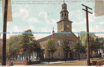 R389180 St Pauls Church Barrington St Royal Flounder King George II Church of En