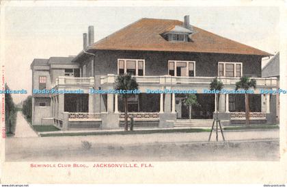 R390336 Seminole Club Bldg Jacksonville Fla E C Kropp No 1598