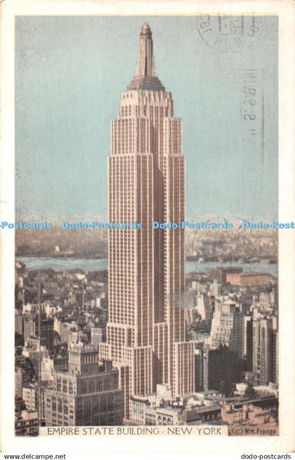 R408934 New York Empire State Building Lumitone Photoprint 1945