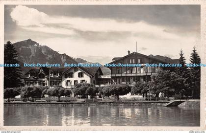 R418040 Hotel Seiler au Lac Bonigen H Steinhauer Nr 1702 1937