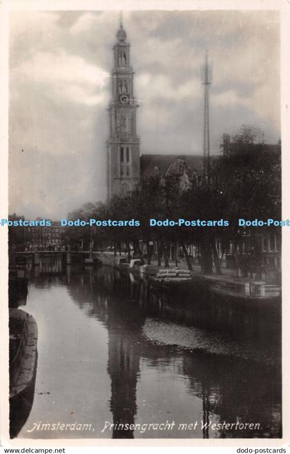 R421234 Amsterdam Prinsengracht met Westertoren Amerongen