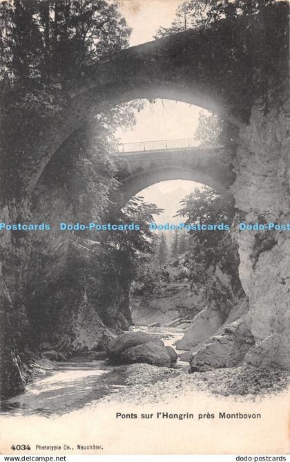 R422095 Ponts sur lHongrin pres Montbovon 4034 Phototypie 1906