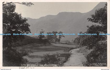 R425247 Grisedale and Helvellyn Lowe Patterdale 1913