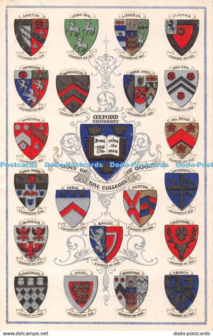 R443722 Oxford University Arms of the Colleges of Oxford Varsity Oxford City