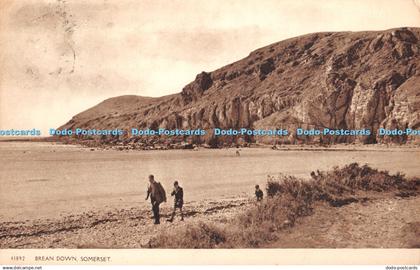 R461564 Somerset Brean Down Postcard