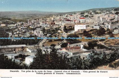 R467500 Nazareth General View of Nazareth Postcard