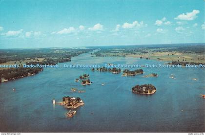 R482417 Thousand Island Air View of Thousand Islands Looking East In the Foregro