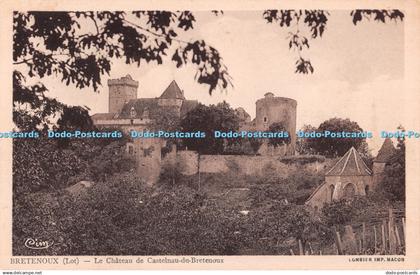 R493138 Cim Bretenoux Lot Le Chateau de Castelnau de Bretenoux Combier Imp Macon