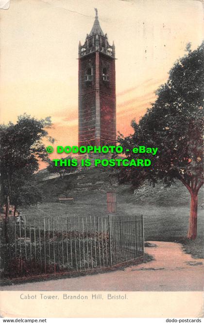 R495147 Bristol. Brandon Hill. Cabot Tower. 1905