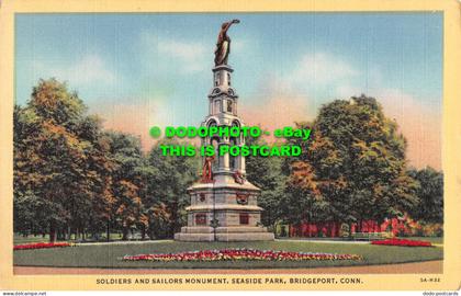 R497249 Conn. Bridgeport. Seaside Park. Soldiers and Sailors Monument. A. Kleban