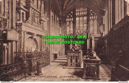 R513242 Warwick. St. Mary. The Beauchamp Chapel. 1907