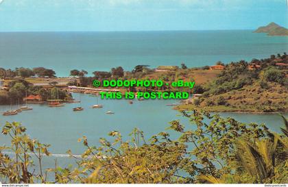 R525049 St. Lucia. View from Hillside Across. Castries Harbour. Minvielle and Ch