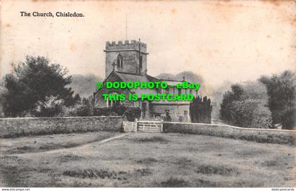 R550846 Chisledon. The Church. F. Chandler. 1916
