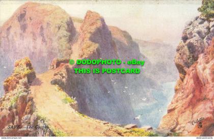 R561375 Sark. Alderney. The Coupee. Tuck. Oilette. Postcard 7320. Henry B. Wimbu