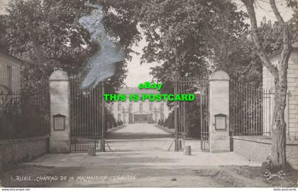 R568124 1. Ruel. Chateau de la Malmaison. LEntree. Electrophot. Paris