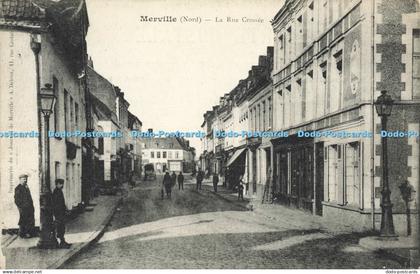 R584806 Merville Nord La Rue Croisee Journal de Merville A Drieux