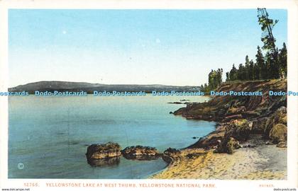 R586742 Yellowstone Park Yellowstone Lake at West Thumb Haynes Picture Shops