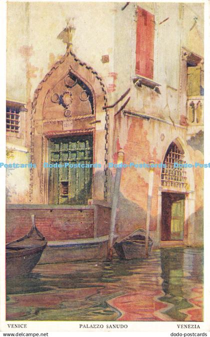 R591320 Venice Palazzo Sanudo Venezia Medici Society No 513 R Barratt