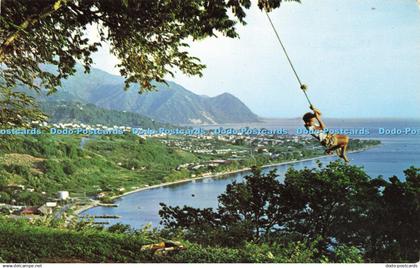 R593223 West Indies Dominica Bird Eye View of Roseau from the Wireless Station N