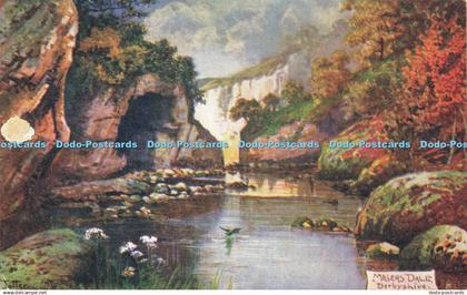 R595511 Jotter Millers Dale Derbyshire Tuck Oilette 1357 Derbyshire Dales 1912