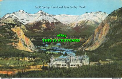 R596759 Banff Springs Hotel and Bow Valley. Banff. Byron Harmon