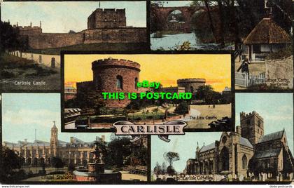 R599058 Carlisle. The Law Courts. Carlisle Castle. Citadel Station. Nicholson an