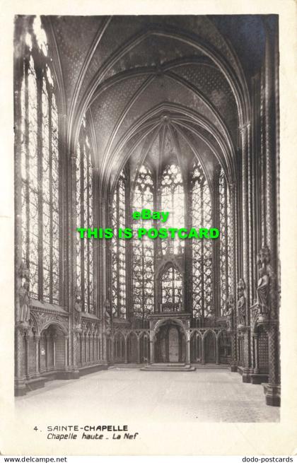 R603946 Sainte Chapelle. Chapelle Haute. La Nef. Monuments Historiques. 1936