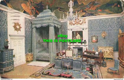 R606717 Queens Dolls House. Queens Bedroom. Series III. Tuck. Oilette. No. 4502.