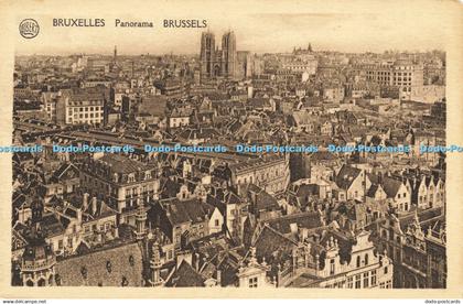 R618562 Albert Bruxelles Panorama Brussels A birds eye view of Brussels taken fr