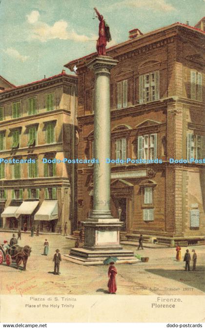 R619232 Piazza di S Trinita Place of Holy Trinity Firenze Florence Stengel Misch