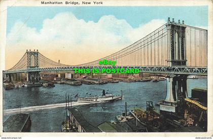 R621895 Manhattan Bridge. New York. Irving Underhill
