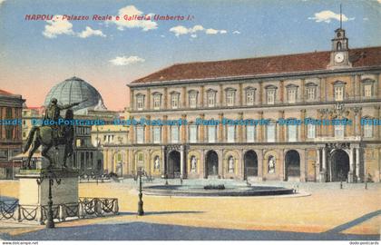 R629985 Napoli. Palazzo Reale e Galleria Umberto