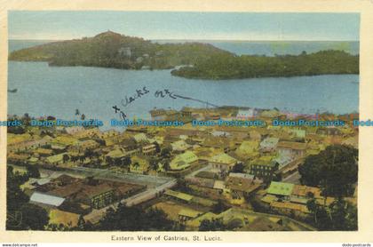 R633593 St. Lucia. Eastern View of Castries. Photogelatine Engraving