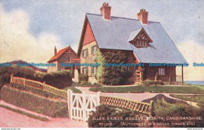 R640194 Cardiganshire. Allen Raine House. T. Harding. No. 1219