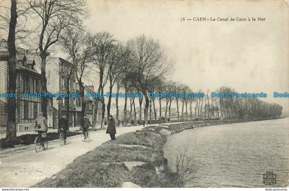 R644526 Caen. Le Canal de Caen a la Mer. P. R