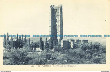 R647436 Tlemcen. Le Minaret de Mansourah. C. A. P