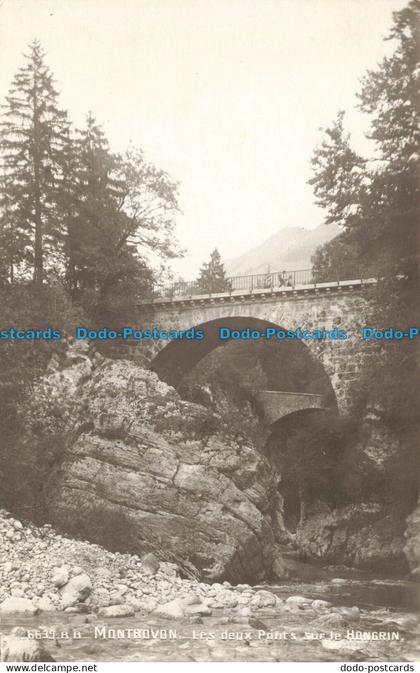 R651029 Montbovon. Les Deaux Ponts sur le Hongrin