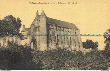 R653813 Chateau Landon. Abbaye St. Severin. XII siecle