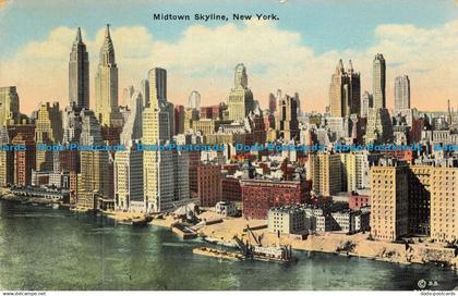 R654925 New York. Midtown Skyline. Manhattan Card