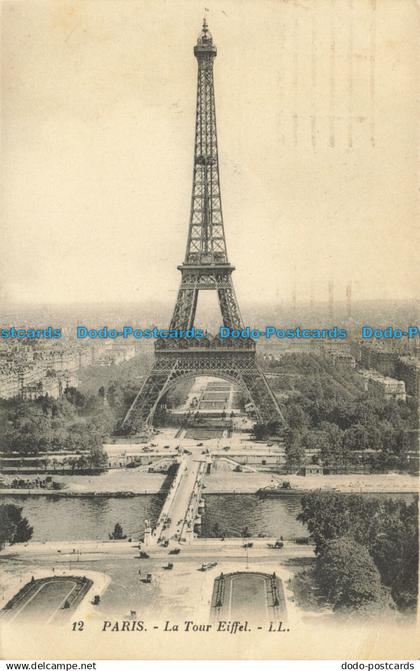 R656702 Paris. La Tour Eiffel. LL. 12. Levy et Neurdein Reunis. 1923