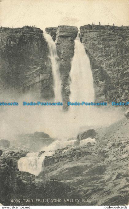 R657367 Twin Falls. Yoho Valley. B. C. Trueman Studio