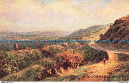 R665860 Malvern Hill. Ivy Scar Rock. Picturesque Counties. Worcestershire Malver