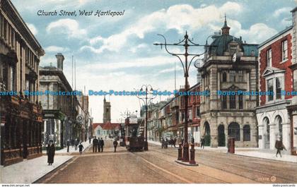 R666194 West Hartlepool. Church Street. Valentine Series