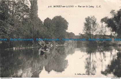 R667578 Moret sur Loing. Vue sur le Loing. L. Coffin