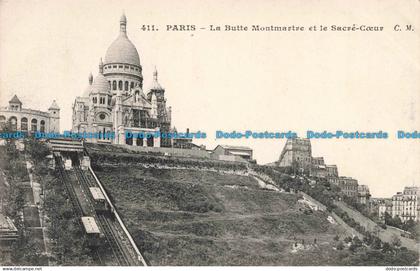 R673676 Paris. La Butte Montmartre et le Sacre Coeur